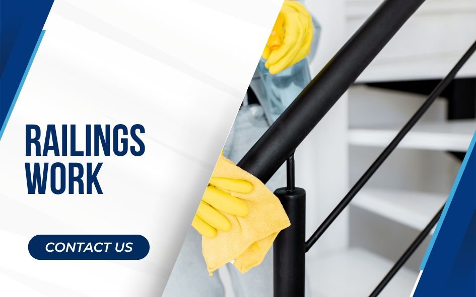 Custom railing installation for